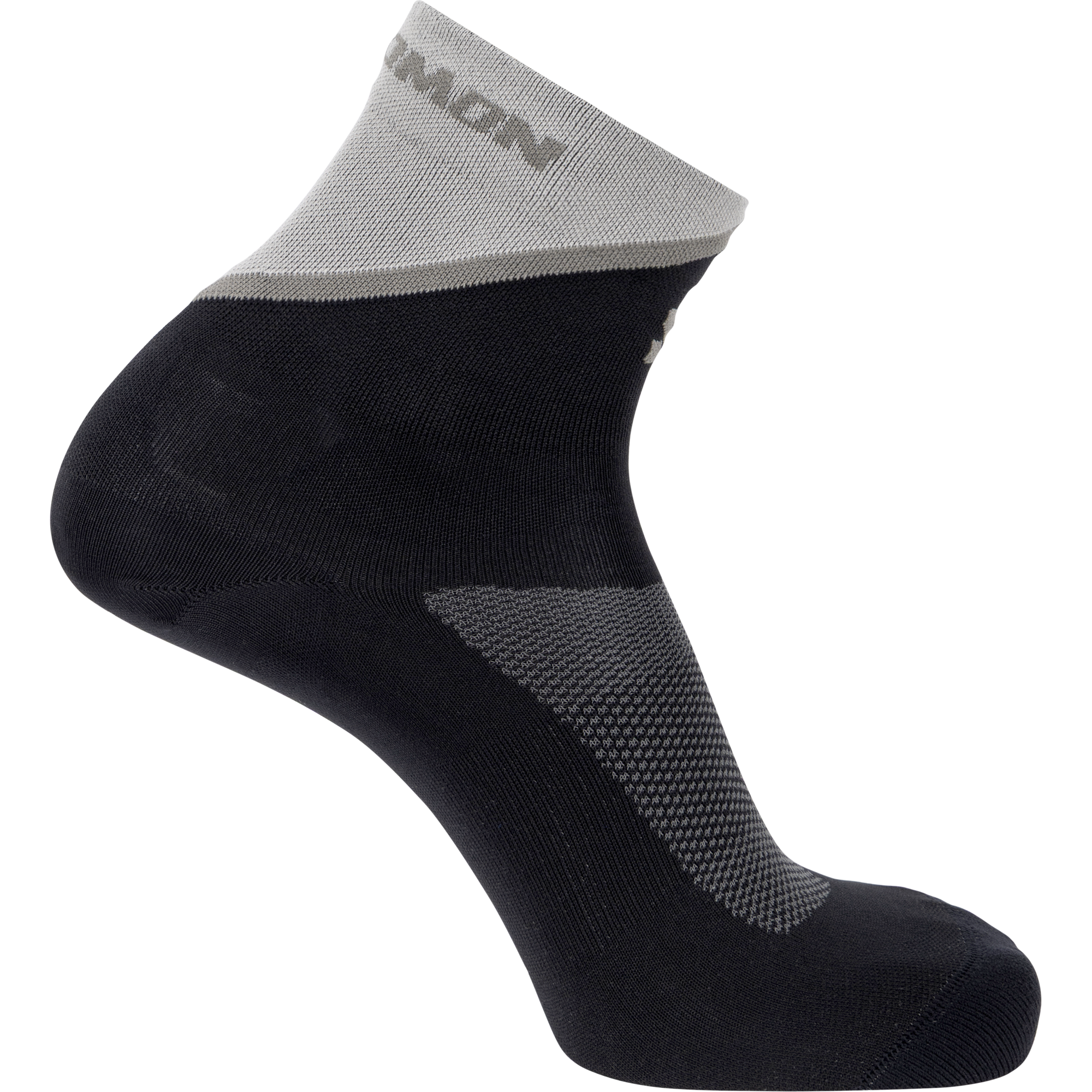 Skarpety Salomon PULSE ANKLE BLACK / Gull Gray / SILVER CLOUD