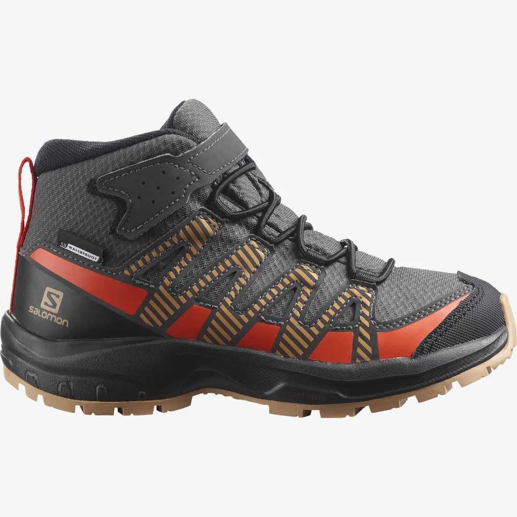 Buty dziecięce trekkingowe Salomon XA PRO V8 MID K CSWP - Magnet