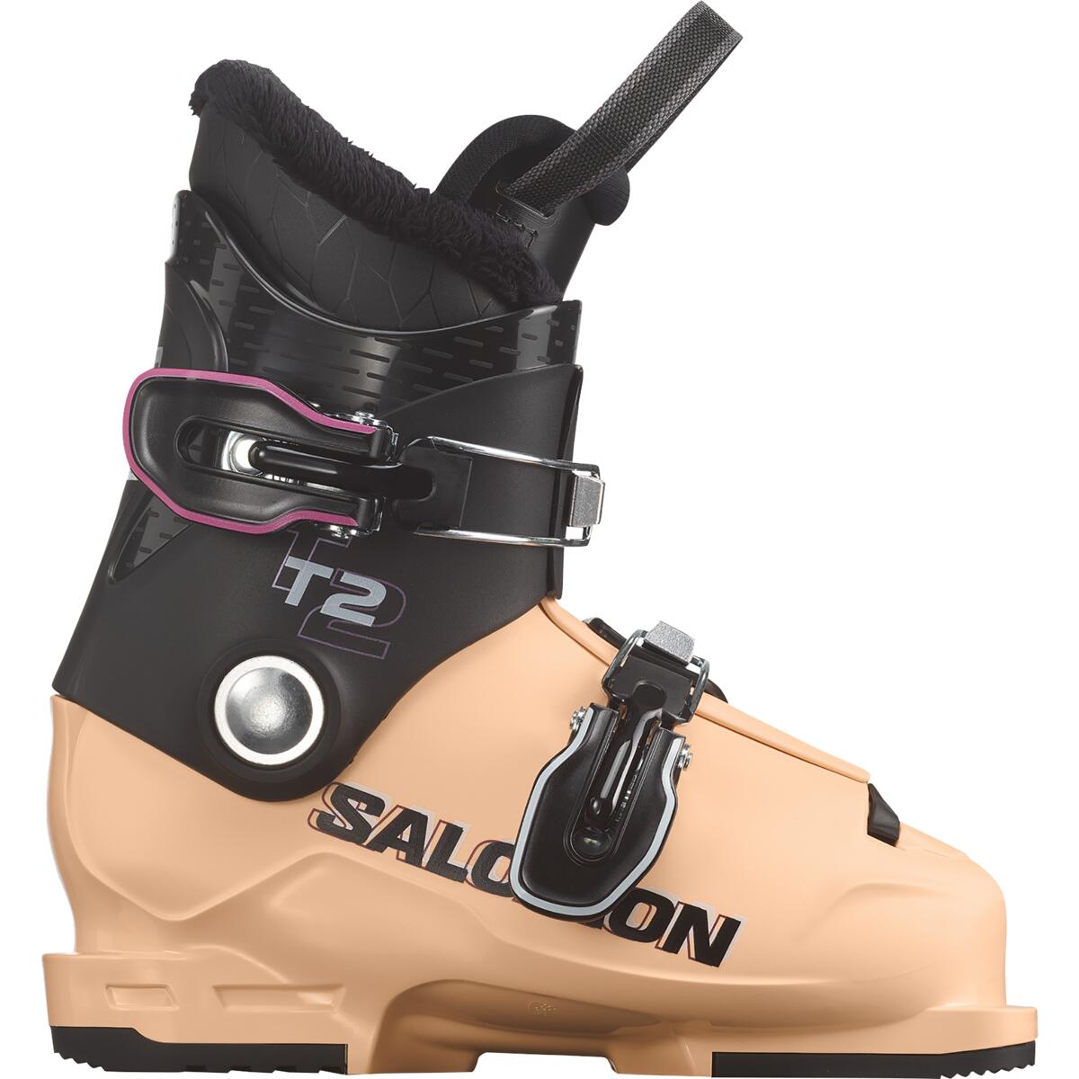 Buty narciarskie dziecięce Salomon T2 Black / Beach Sand / White