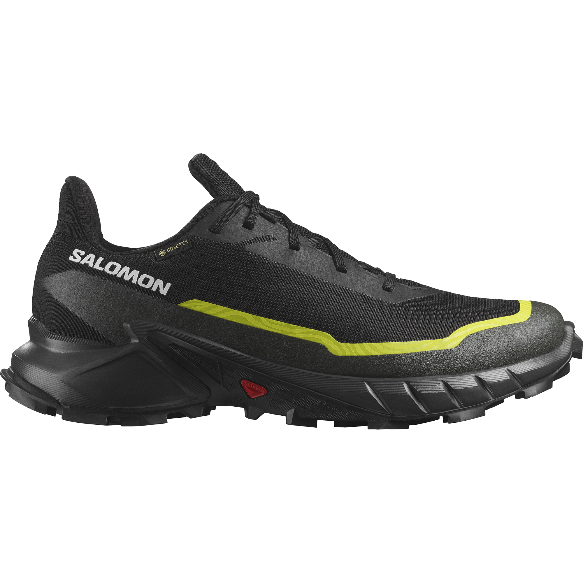 Buty Salomon ALPHACROSS 5 GTX Gore-Tex - Black/ Peat/ Sulphur Spring
