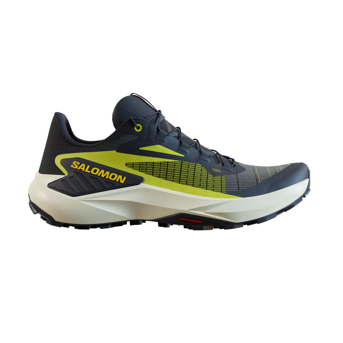 Buty Salomon GENESIS - Black/Sulphur Spring/Transparent yellow