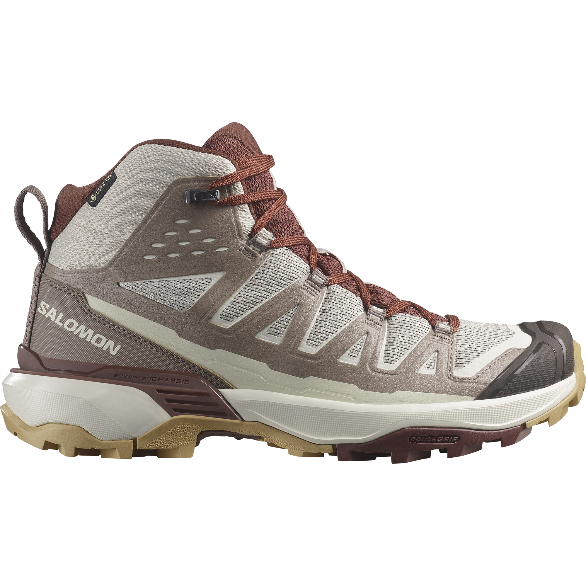 Buty Salomon X ULTRA 360 EDGE MID GTX W Silver Cloud/Iron/Rum Raisin