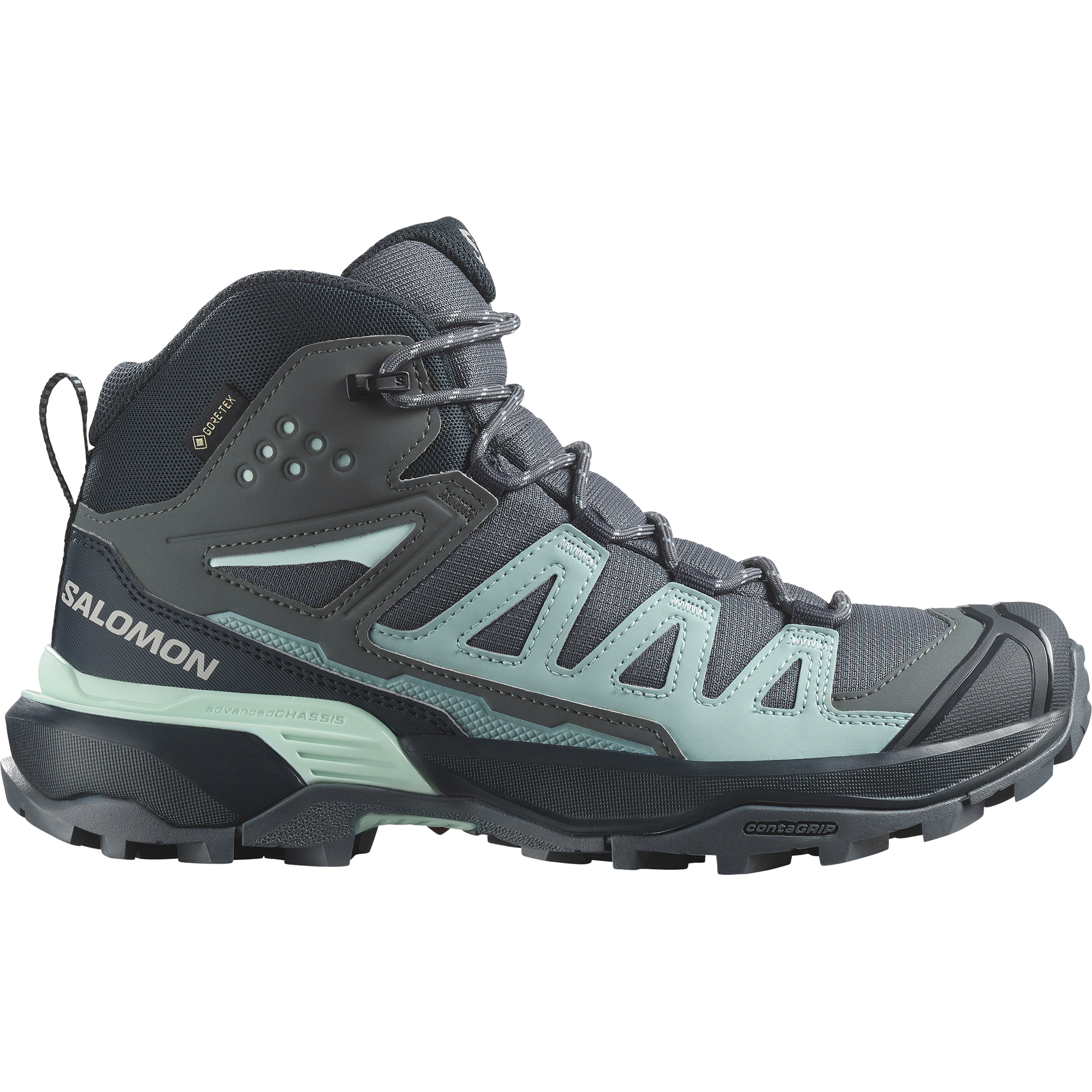 Buty Salomon X ULTRA 360 MID Gore-Tex W - Turbulence / Carbon / Tourmaline