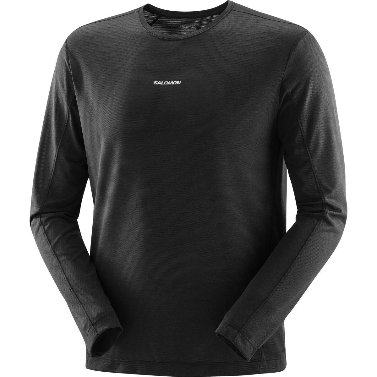Koszulka Salomon SHAKEout CORE LS TEE DEEP BLACK