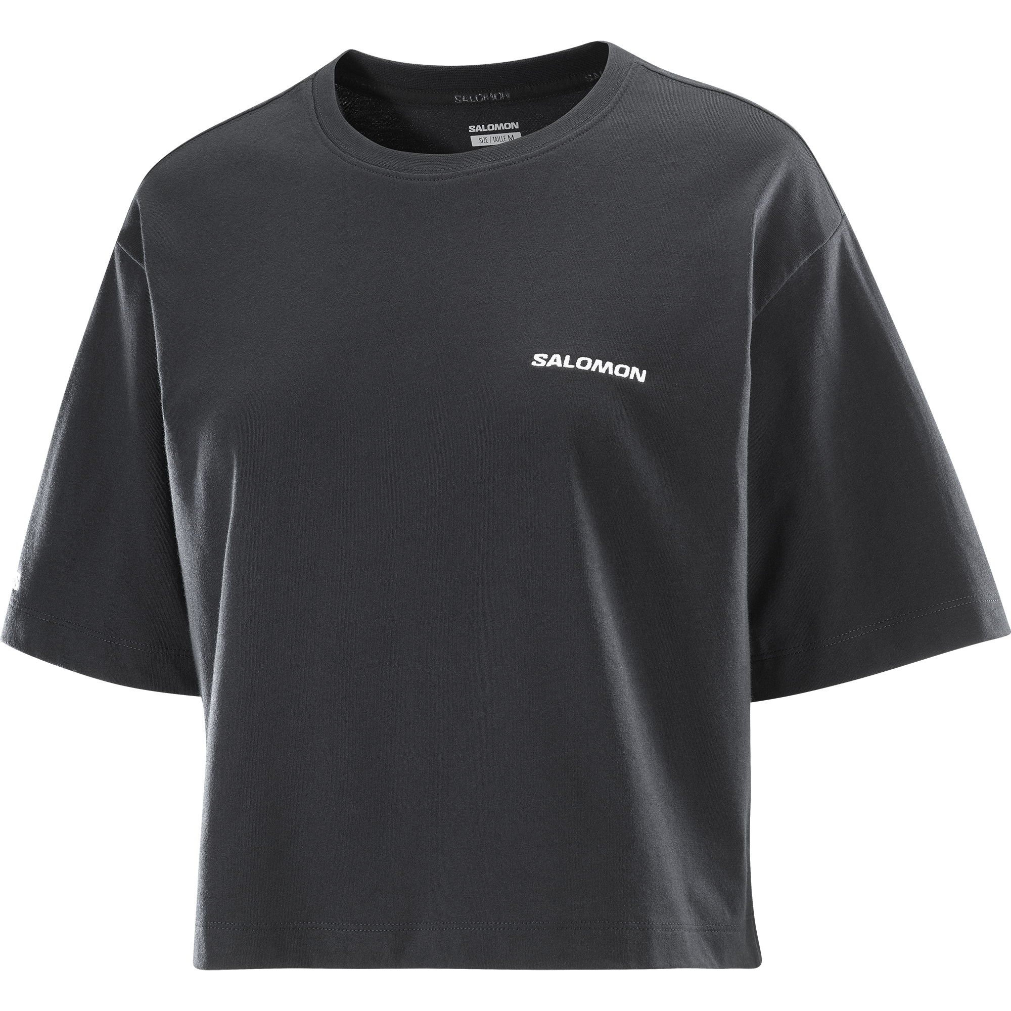 Koszulka Salomon SHORT SS TEE RELAXED W DEEP BLACK