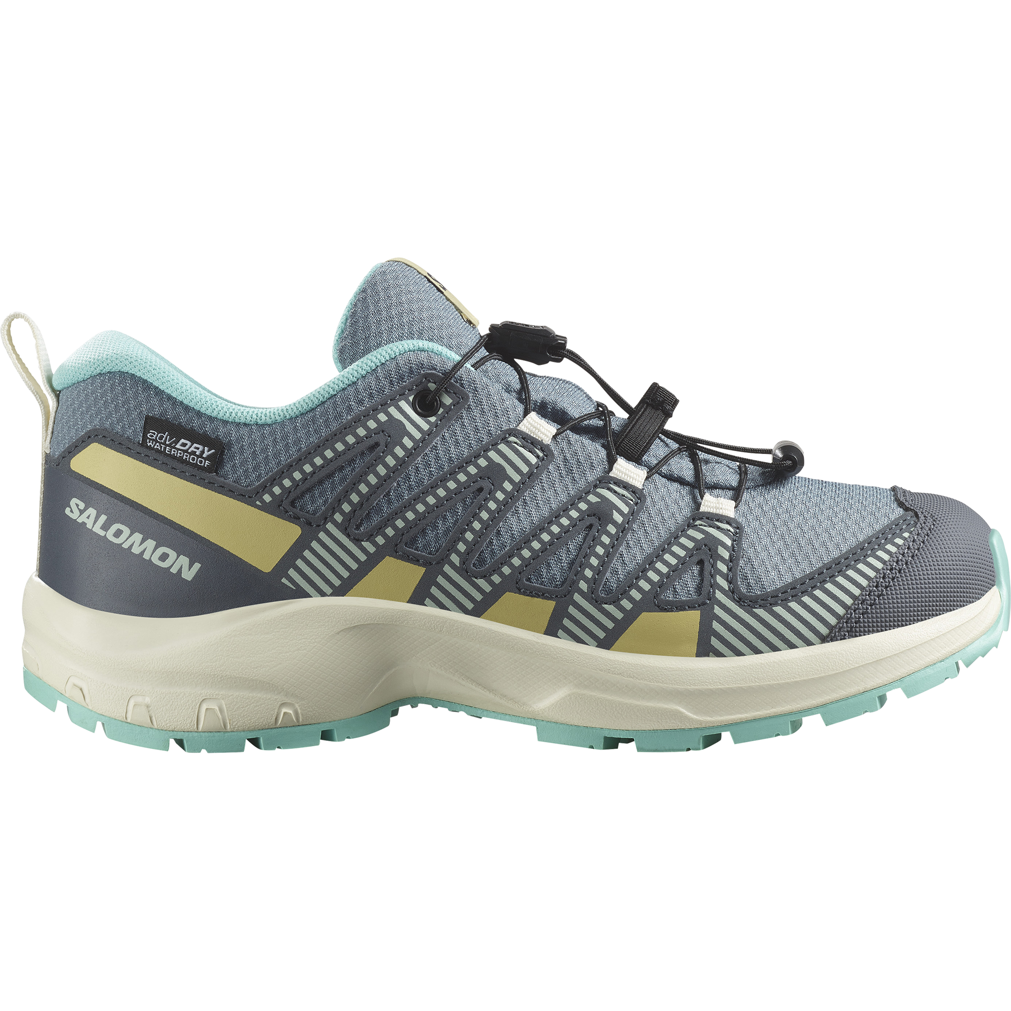 Buty Salomon XA PRO V8 WATERPROOF Trooper / Turbulence / Aruba Blue