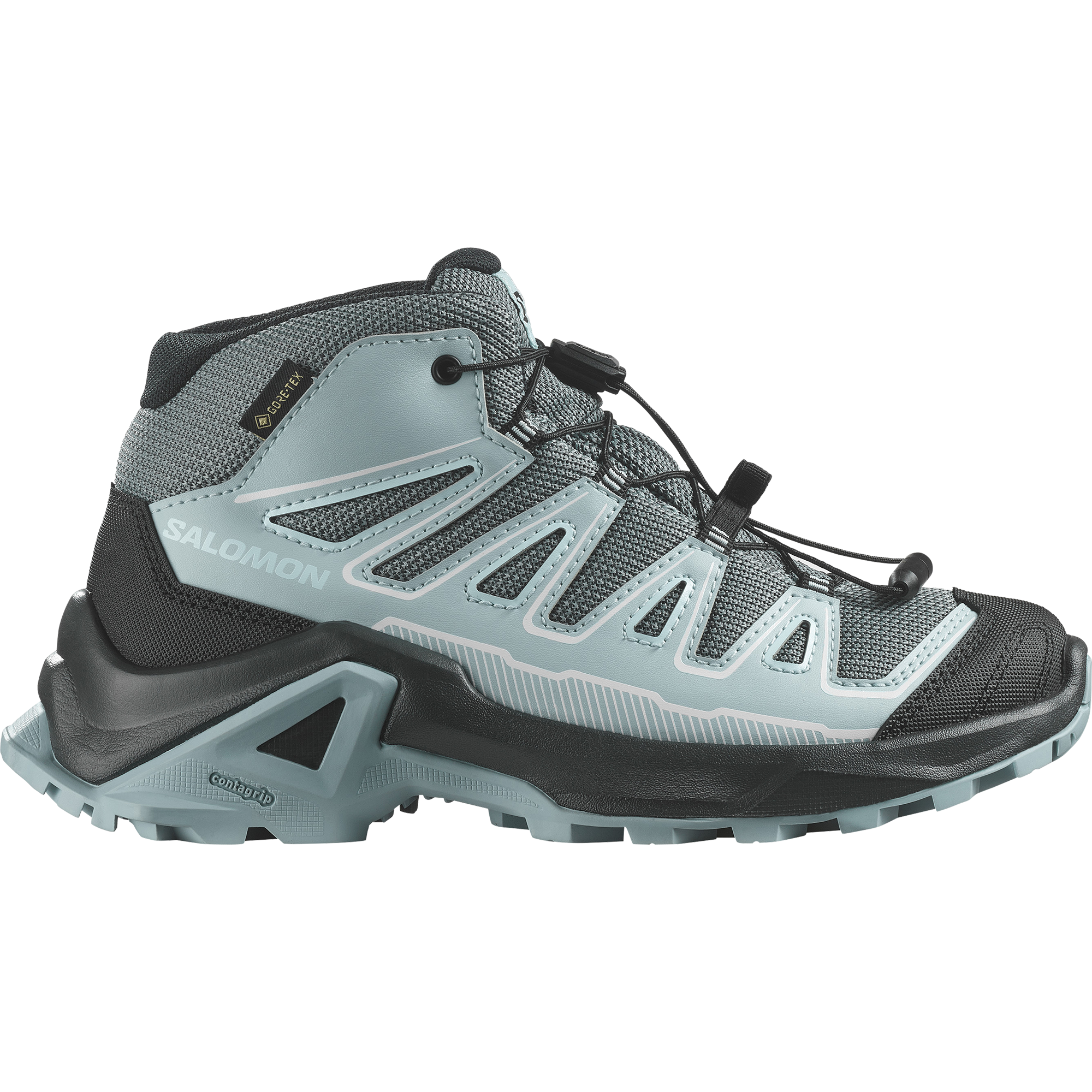 Buty Salomon X ULTRA MID GORE-TEX J Turbulence / Black / Tourmaline