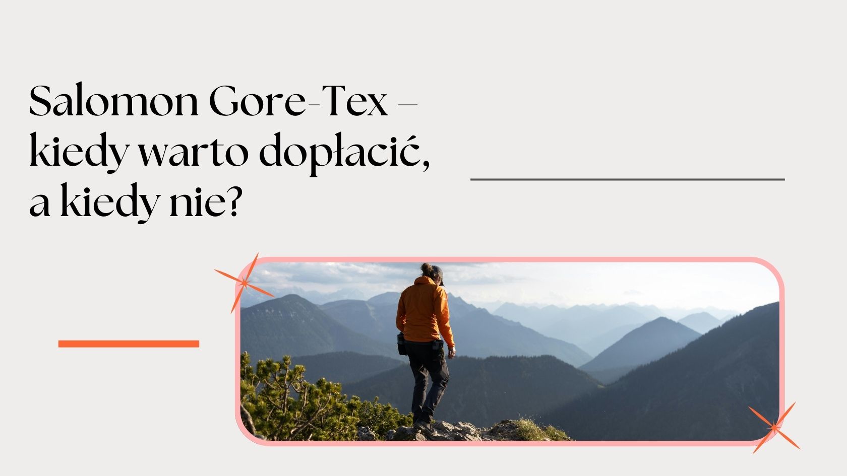 Salomon Gore-Tex – kiedy warto dopłacić, a kiedy nie?