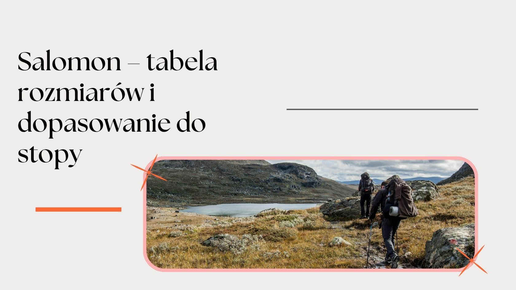 Salomon - tabela rozmiarów i dopasowanie do stopy